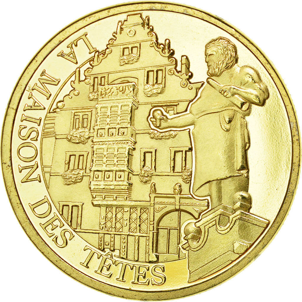 France, Token, Touristic token, 68/ Colmar - La maison des têtes, Souvenirs et