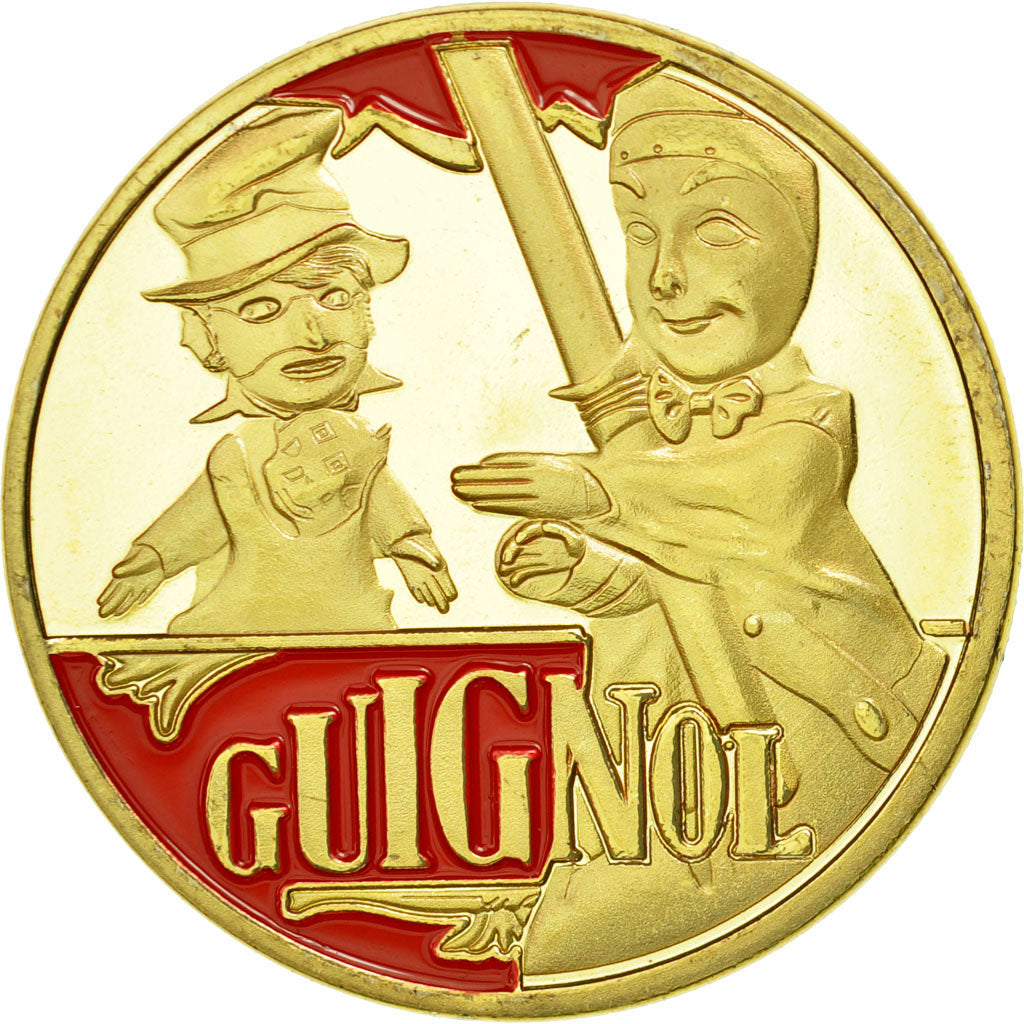 France, Jeton, Jeton Touristique, 69/ Lyon - Guignol, Souvenirs et Patrimoine