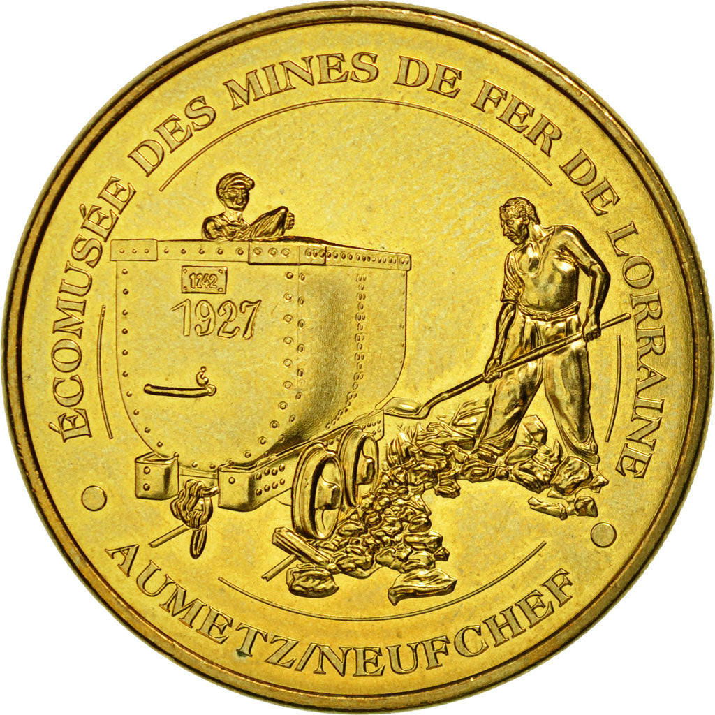 France, Token, Touristic token, Neufchef - Ecomusée des mines de Lorraine n°3