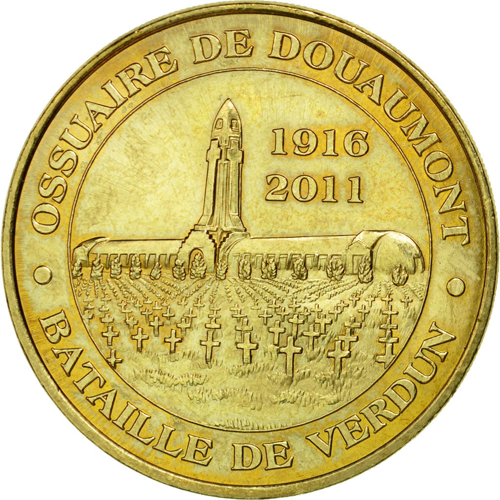 Francia, Token, Touristic token, Douaumont - Ossuaire n° 10, 2011, MDP, BB