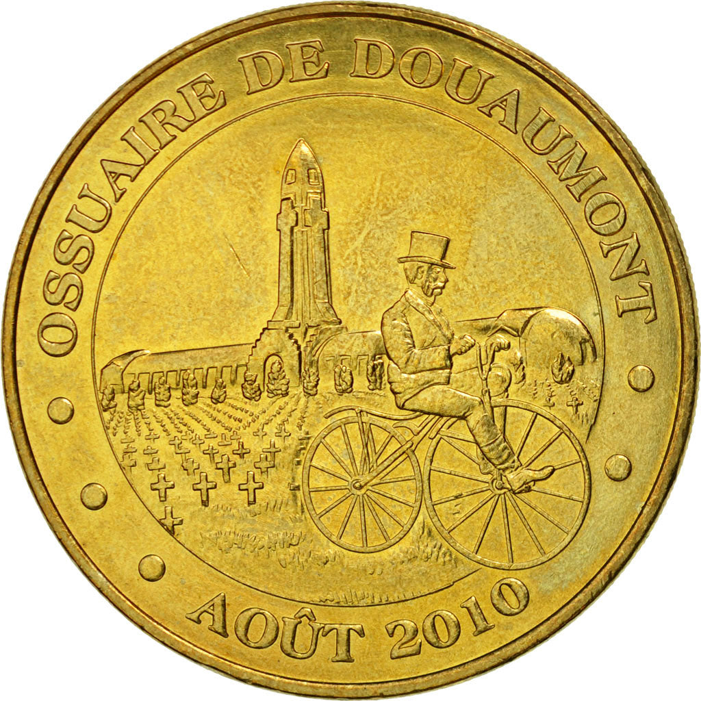 France, Token, Touristic token, Douaumont - Ossuaire n° 9, 2010, MDP