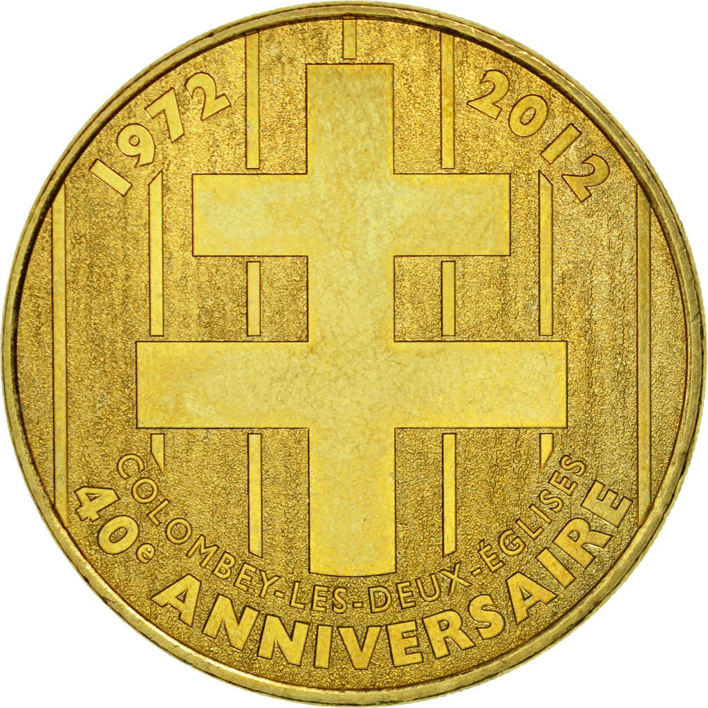 Francia, Token, Touristic token, Colombey Les Deux Eglises -  Mémorial n°2 -