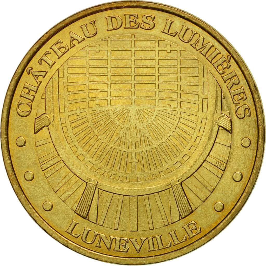 Francia, Token, Touristic token, Lunéville - Château des Lumières n°4 -