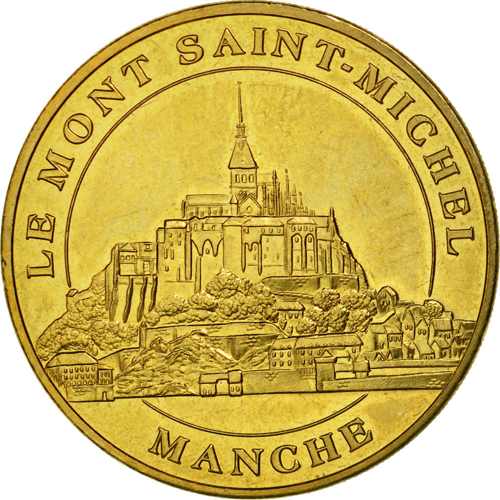 France, Token, Touristic token, le Mont-Saint-Michel - Vue générale n°2