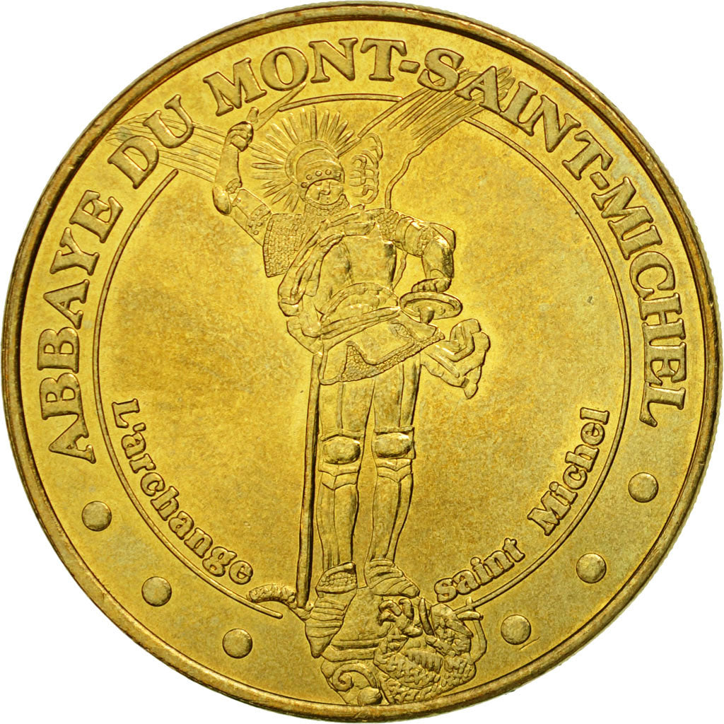 Francia, Token, Touristic token, le Mont-Saint-Michel - n°5 - l'Archange, 2010