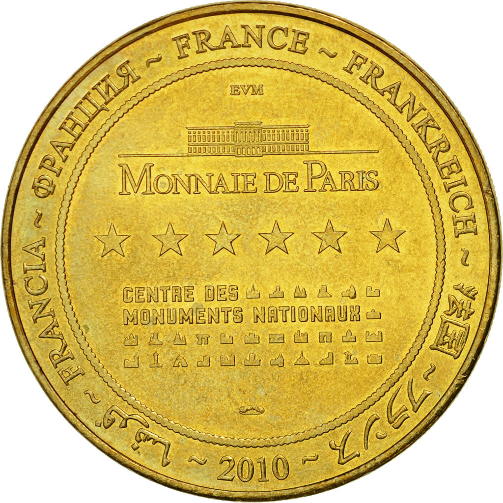 Francia, Token, Touristic token, le Mont-Saint-Michel - n°5 - l'Archange, 2010