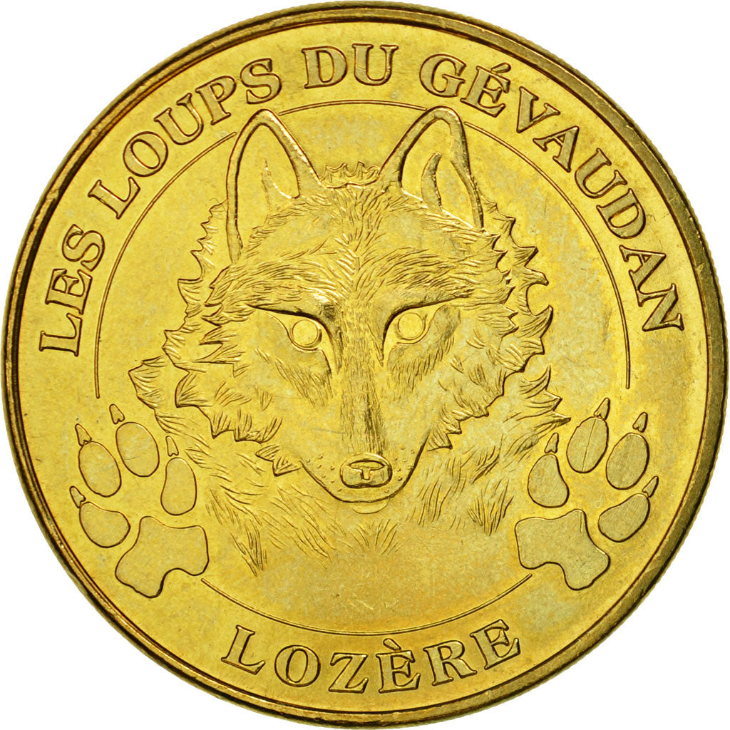 France, Jeton, Jeton Touristique, Saint-Léger-de-Peyre - Les loups du Gévaudan