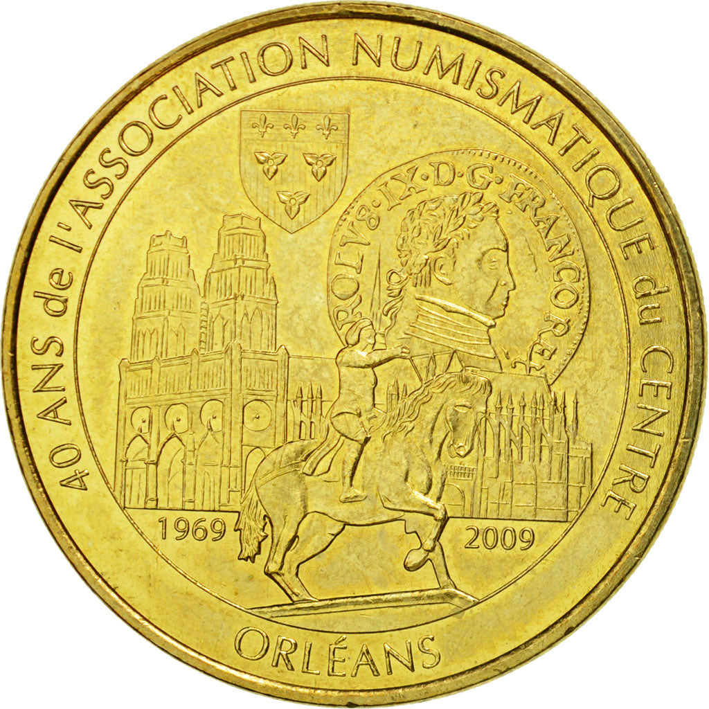France, Token, Touristic token, Orléans - 40 ans de l'Association Numismatique