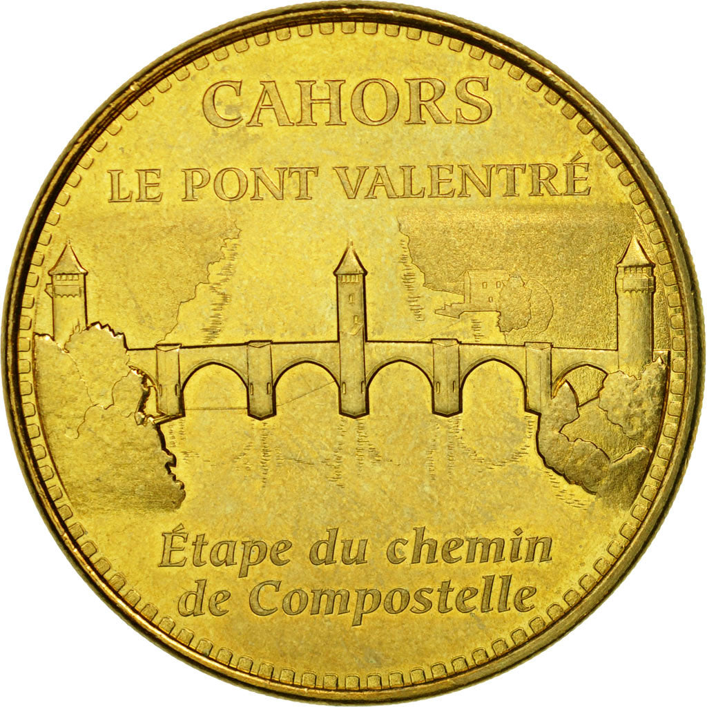 France, Token, Touristic token, 46/ Le Pont Valentré - Cahors, 2013, MDP