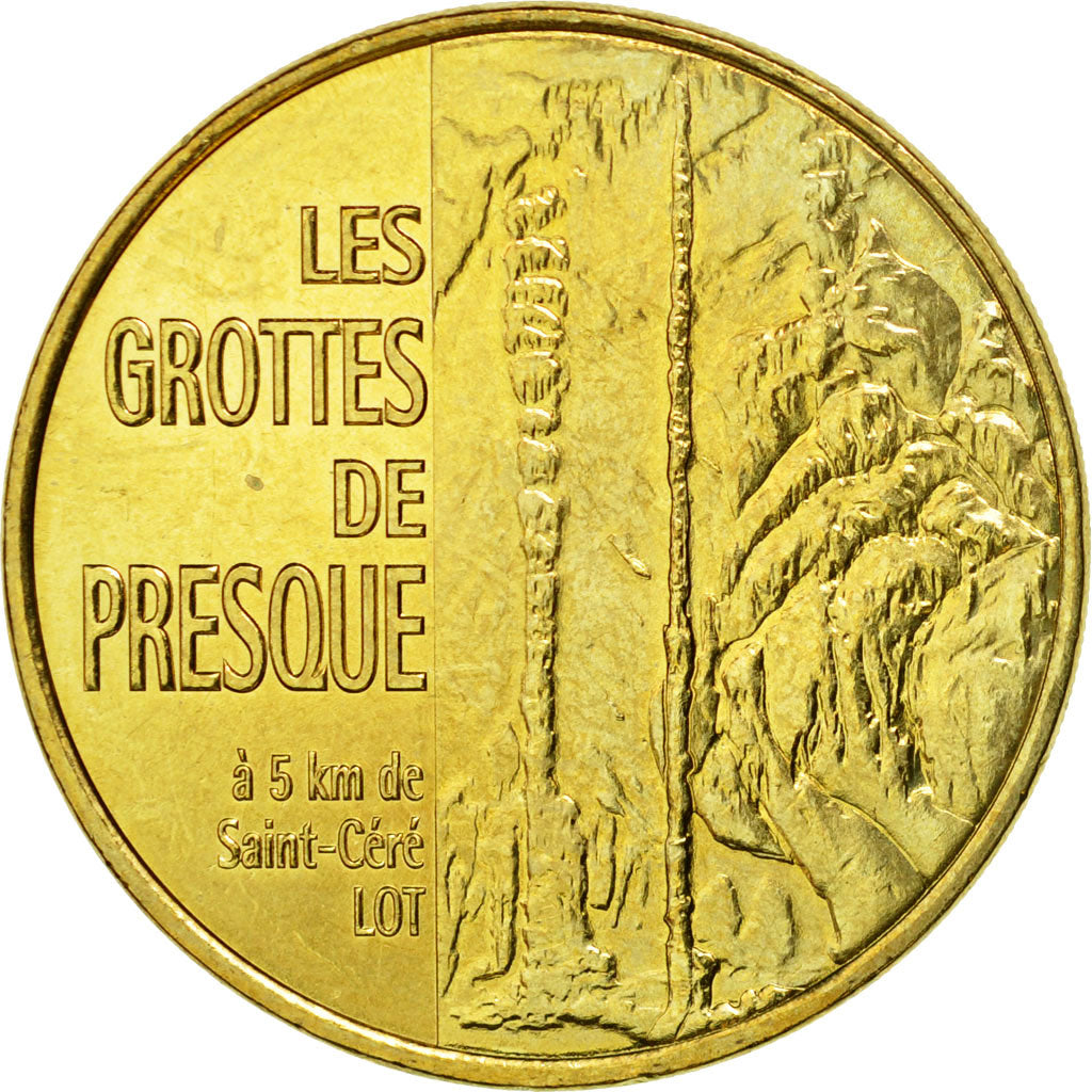 Francia, Token, Touristic token, Saint-Médard de Presque - Grottes de Presque
