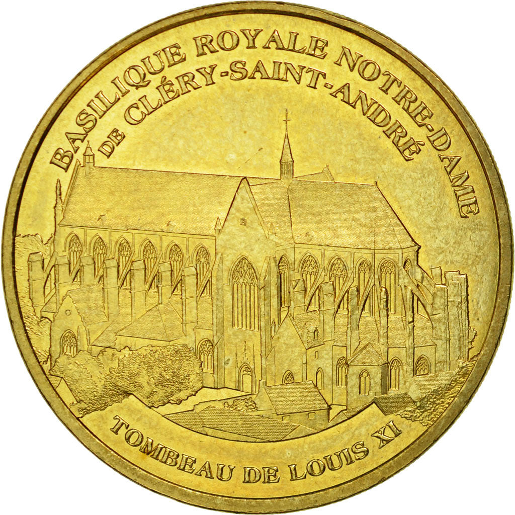 France, Token, Touristic token, 45/ Basilique Notre-Dame - Cléry-Saint-André