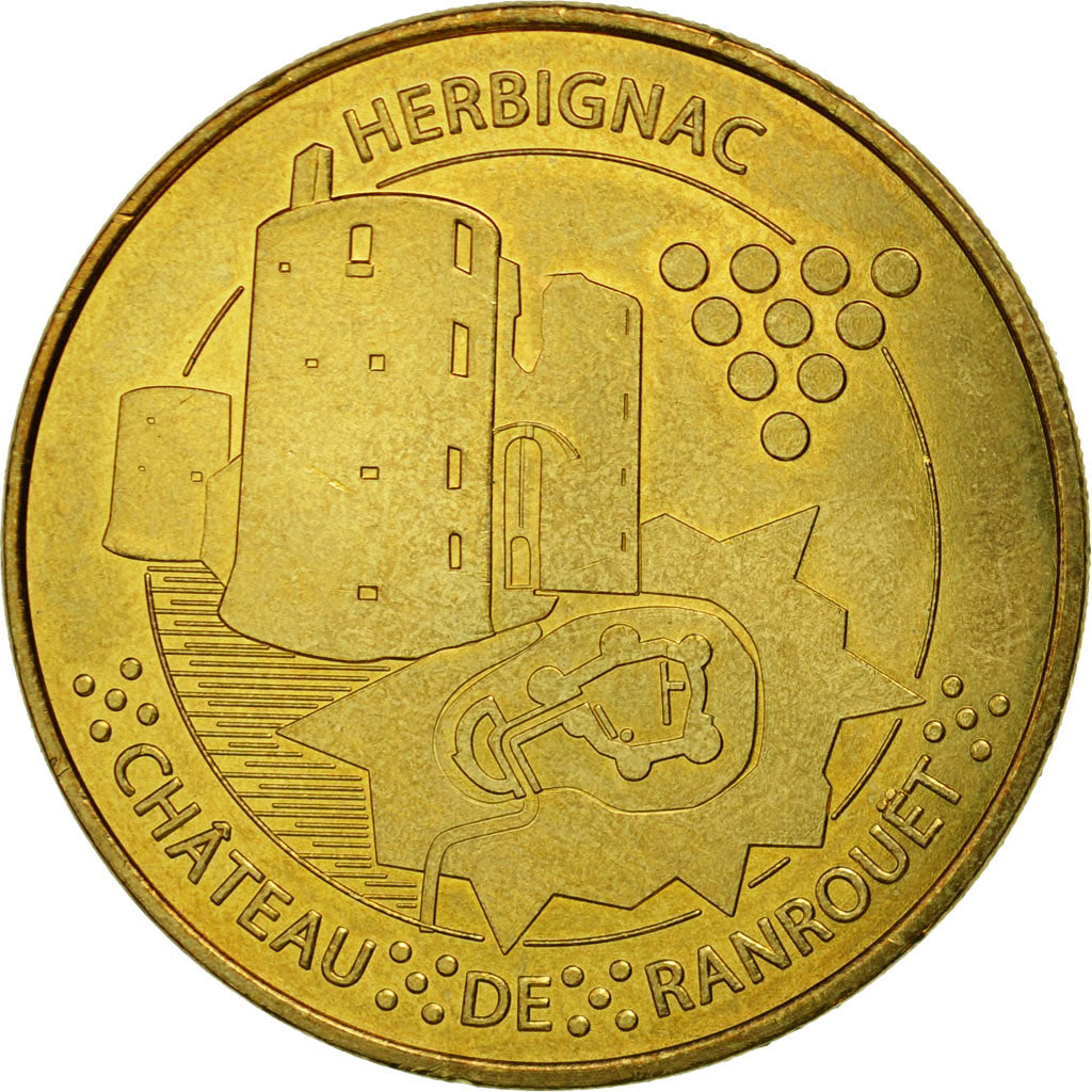 France, Token, Touristic token, 44/ Château de Ranrouët - Herbignac, 2010