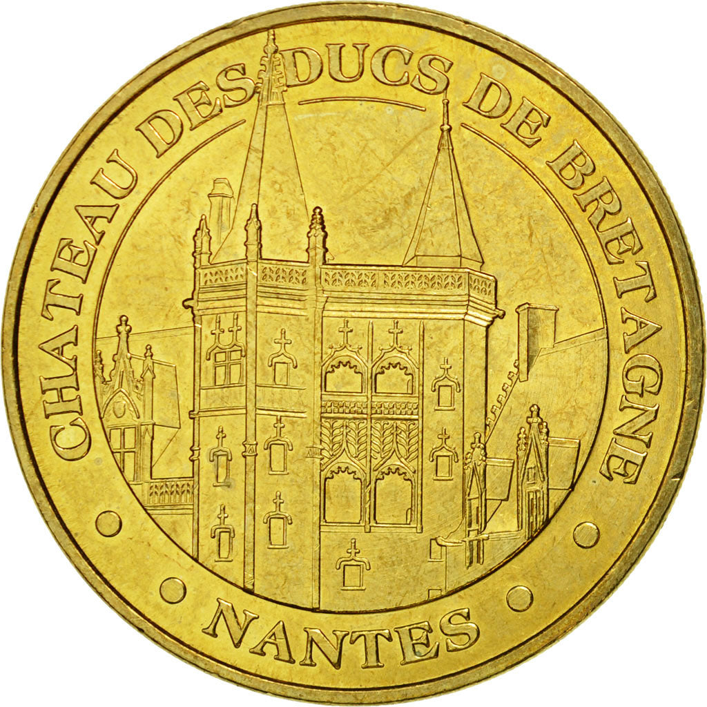 France, Jeton, Jeton Touristique, Nantes -  Chateau des Ducs de Bretagne n°3