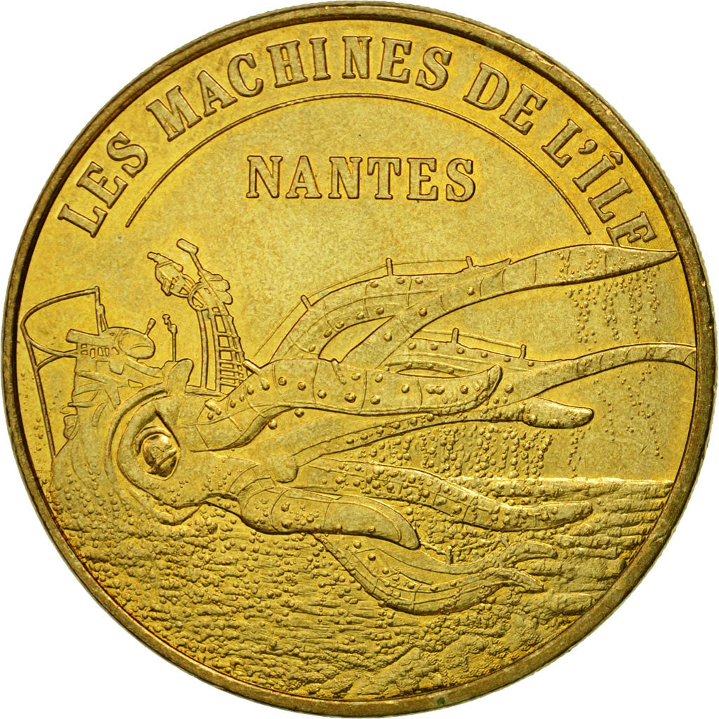 France, Token, Touristic token, Nantes -  Les machines de l'ile n°2, 2010, MDP