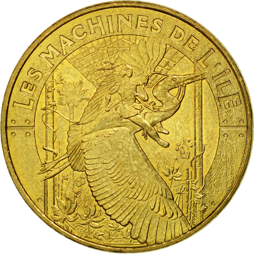 France, Token, Touristic token, Nantes -  Les machines de l'ile n°3, 2012, MDP