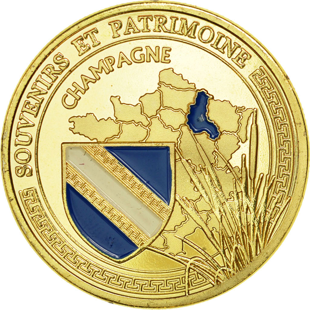 France, Token, Touristic token, Champagne - Lac de Der, Souvenirs et Patrimoine