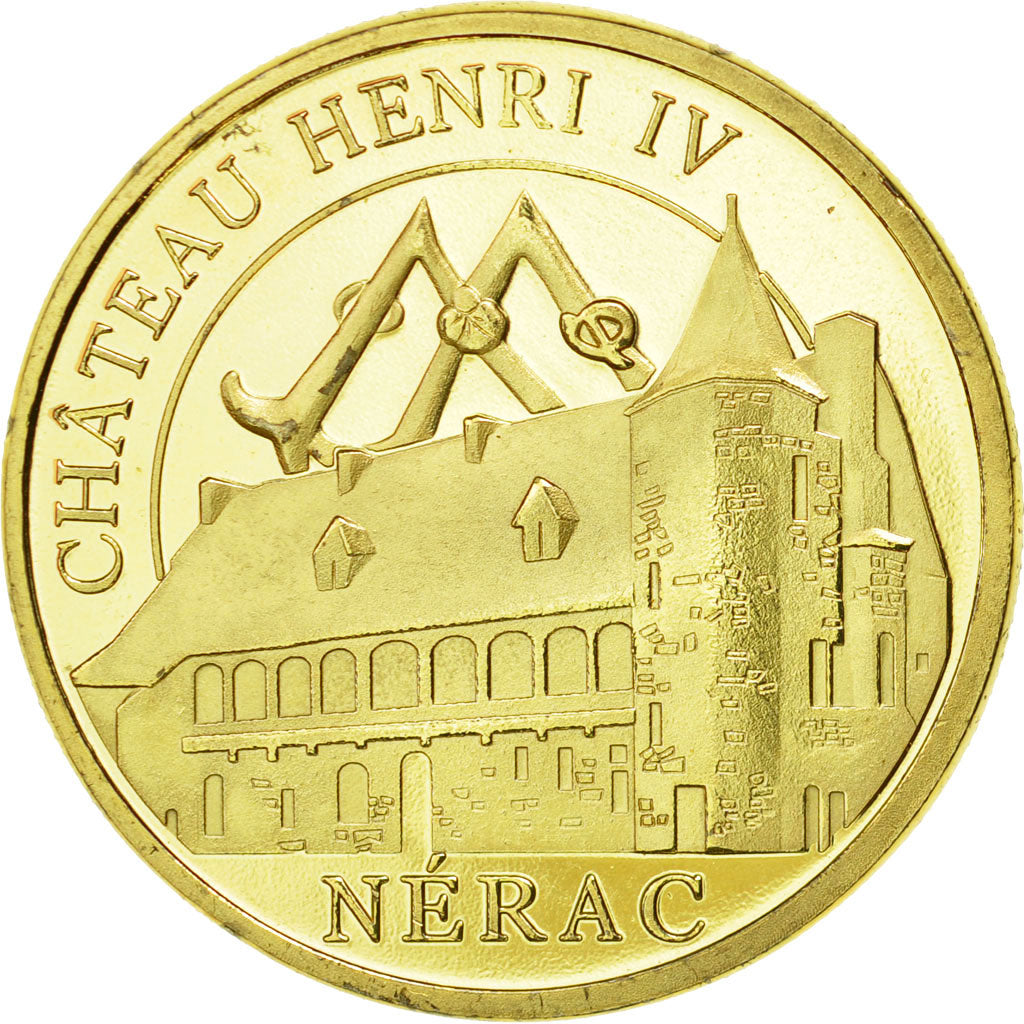 France, Jeton, Jeton Touristique, 47/ Nérac - Château de Henri IV, Souvenirs