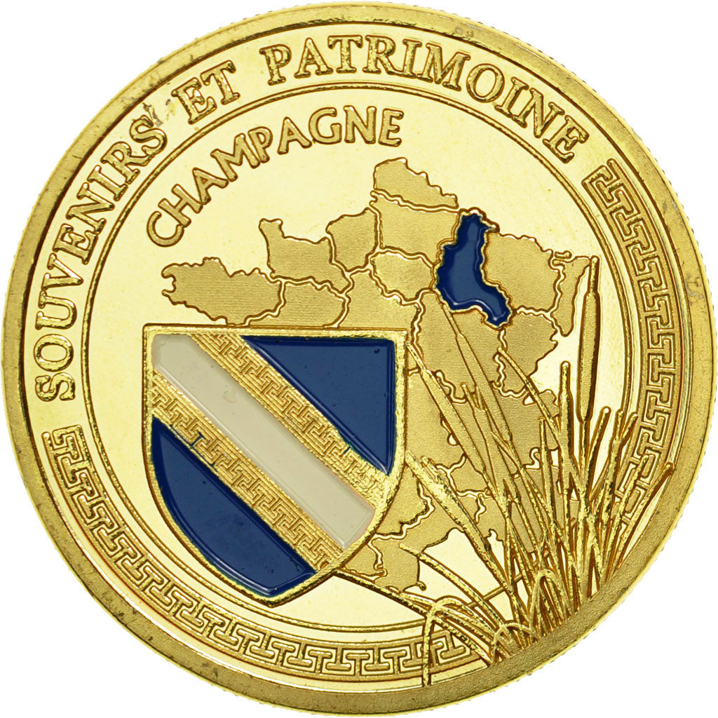 France, Token, Touristic token, Champagne - Lac de Der, Souvenirs et Patrimoine