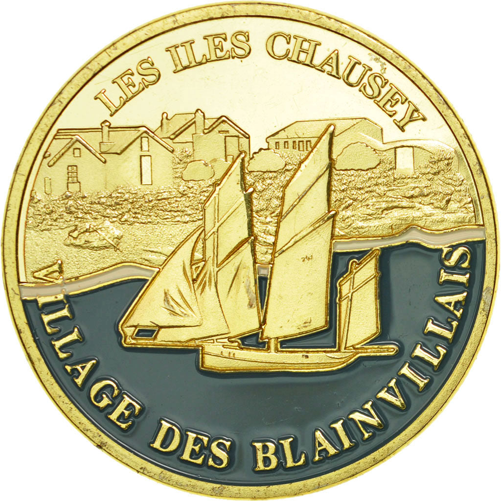France, Token, Touristic token, 50/ Les iles Chausey - Village de Blainvillais