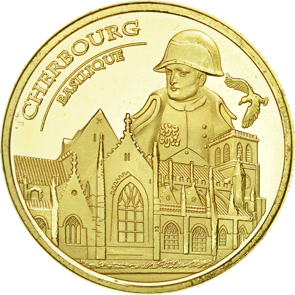 France, Token, Touristic token, 50/ Cherbourg - La Basilique, Souvenirs et