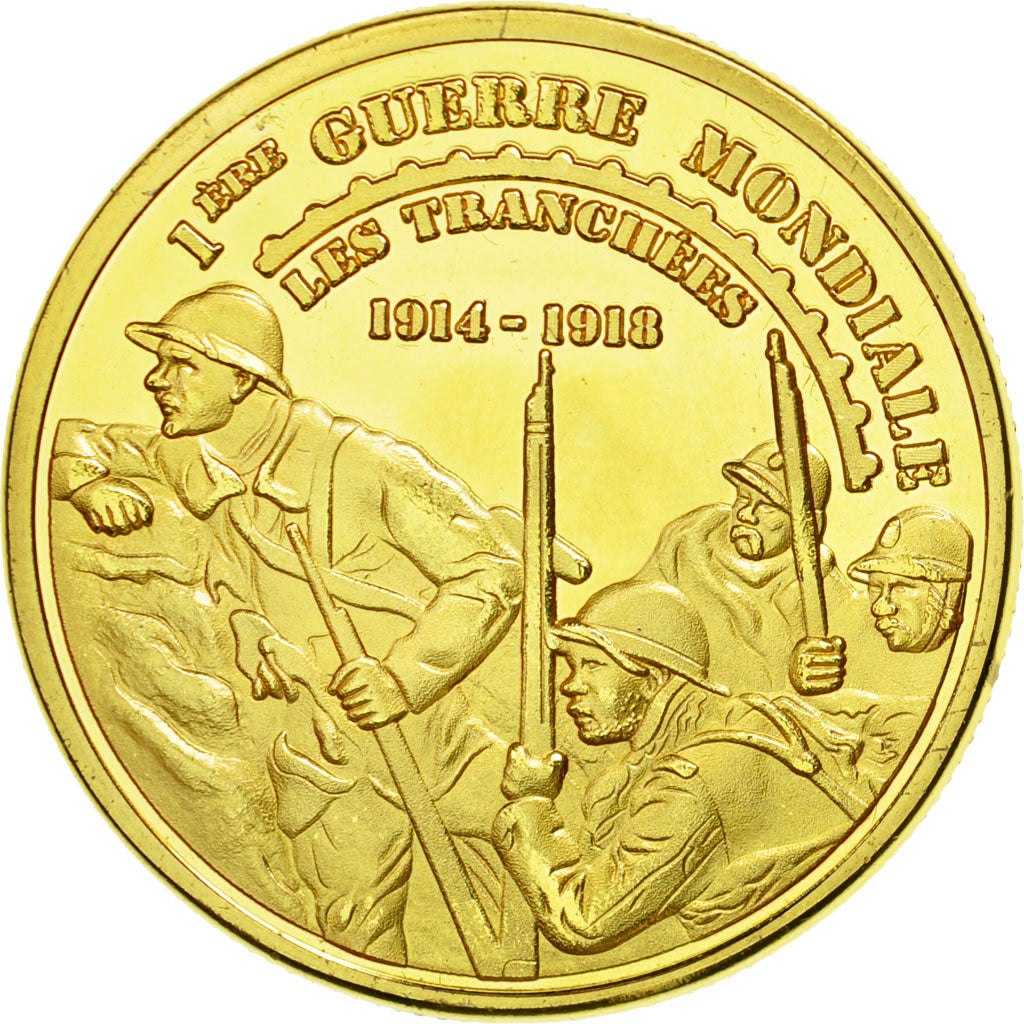 France, Token, Touristic token, La Première Guerre Mondiale - Les Tranchées