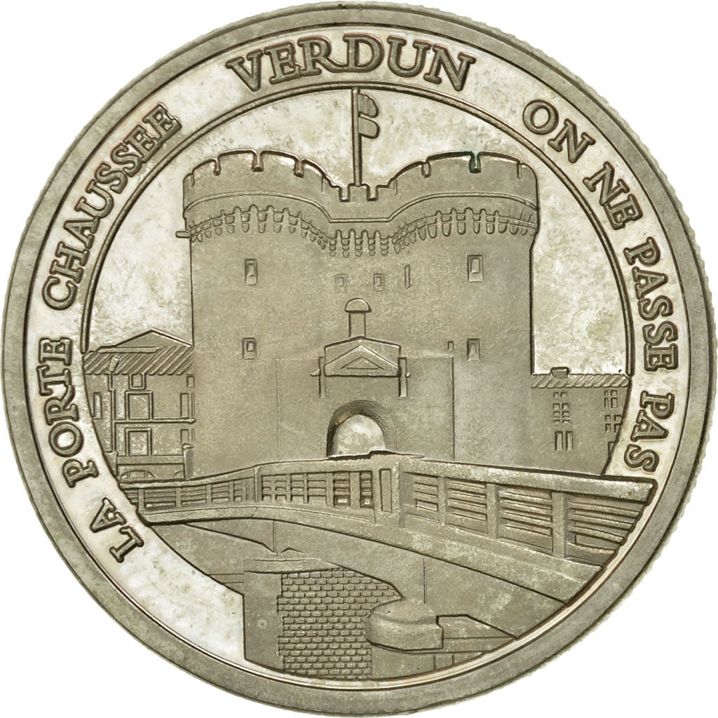 France, Jeton, Jeton Touristique, 55/ Verdun - Porte Chaussée - On ne passe