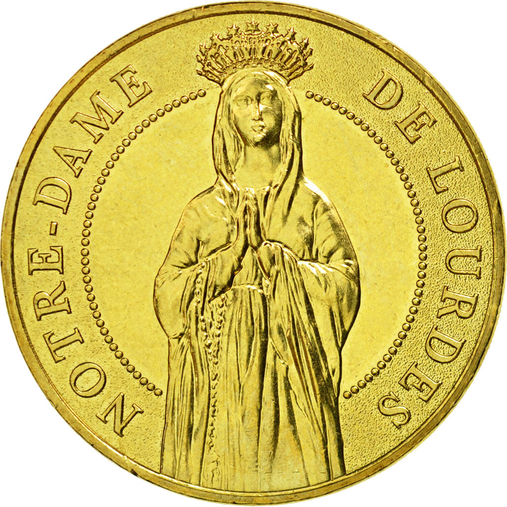 France, Token, Touristic token, 65/ Lourdes - Sainte Bernadette Soubirous -