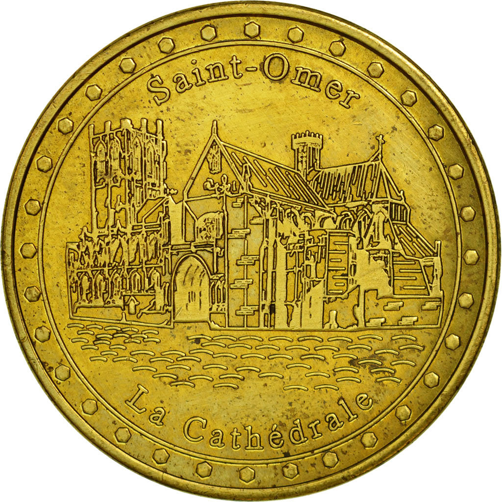 France, Token, Touristic token, 62/ Saint-Omer - La Cathédrale, VF(30-35), Base