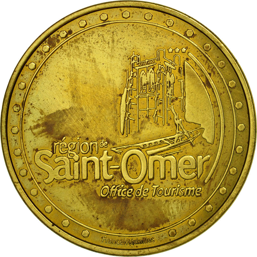 France, Token, Touristic token, 62/ Saint-Omer - La Cathédrale, VF(30-35), Base