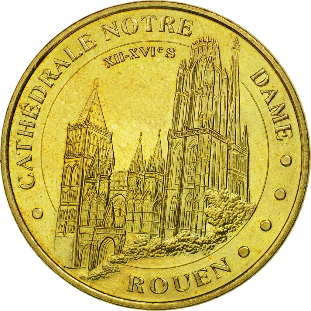Francia, Token, Touristic token, 76/ Cathédrale Notre-Dame - Rouen, 2007, MDP