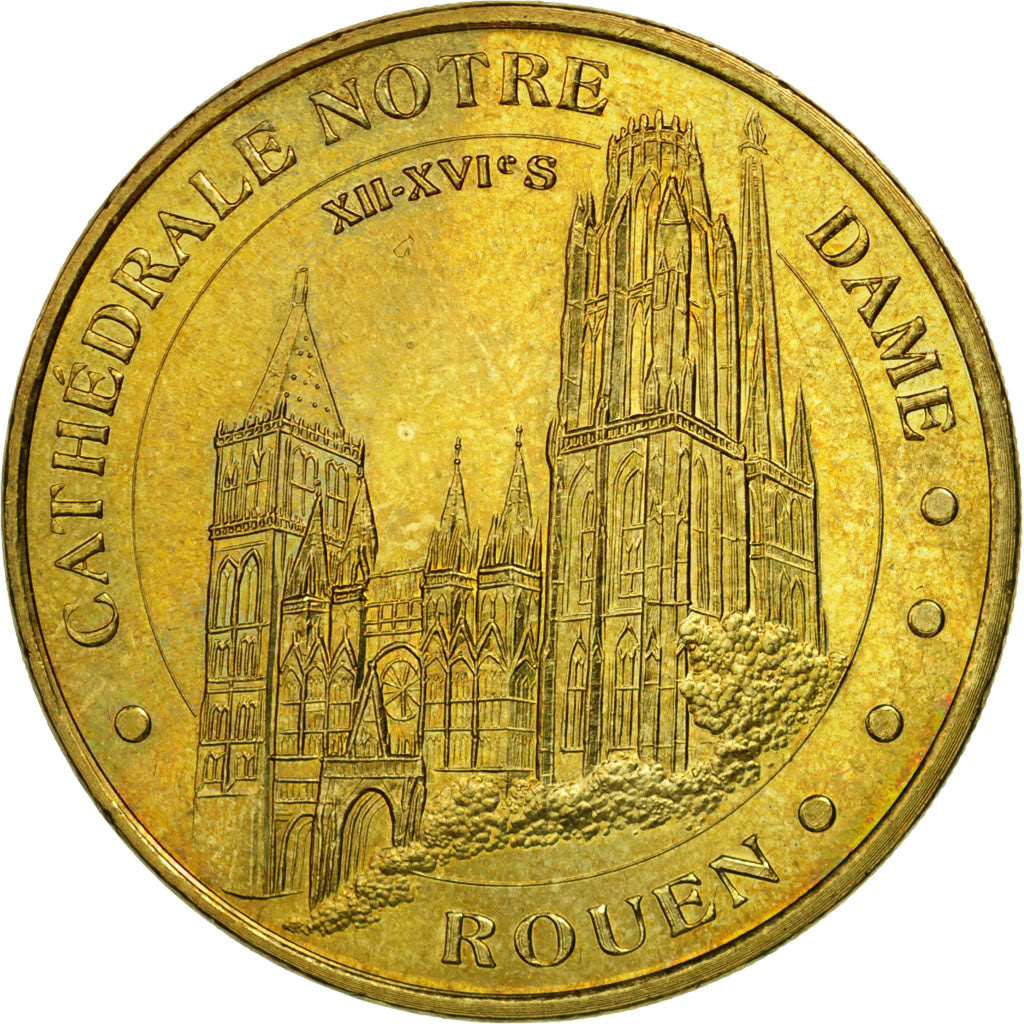 Francia, Token, Touristic token, 76/ Cathédrale Notre-Dame - Rouen, 2007, MDP