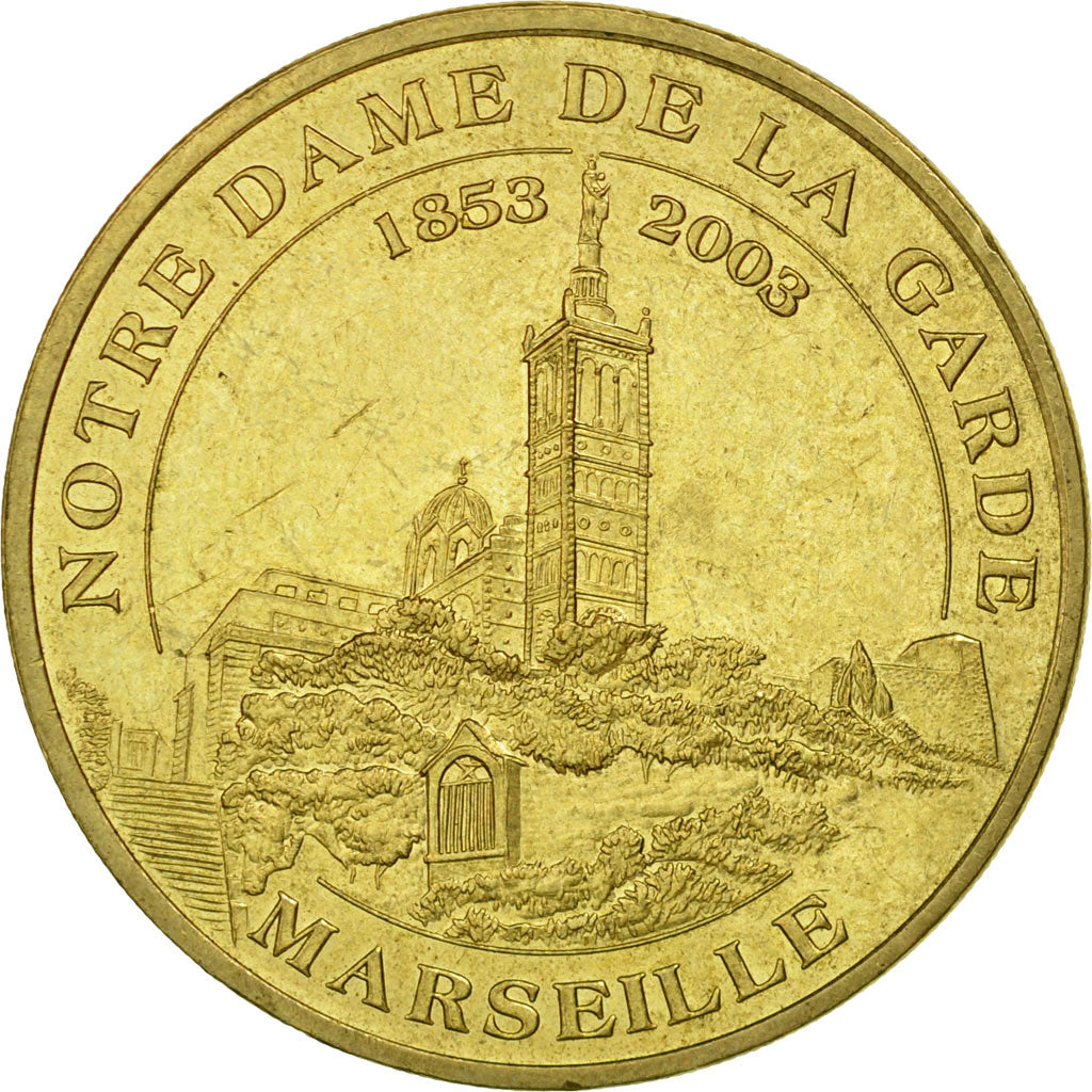 France, Token, Touristic token, Marseille - Notre Dame de la Garde n°2, 2008
