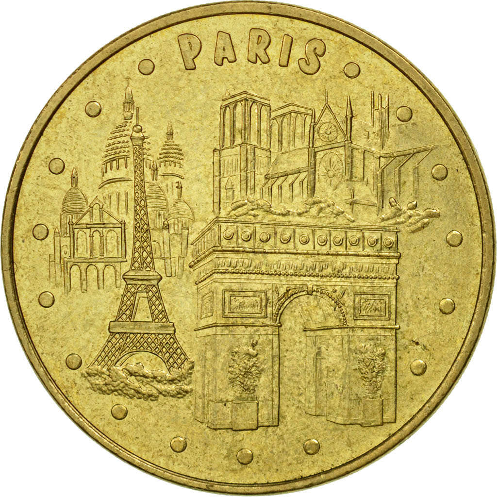 France, Token, Touristic token, Paris - Les 4 monuments, 2011, MDP, EF(40-45)