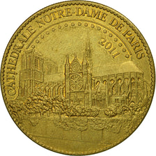 France, Token, Touristic token, Paris - Notre-Dame - Vue de côté n°2 - Ave