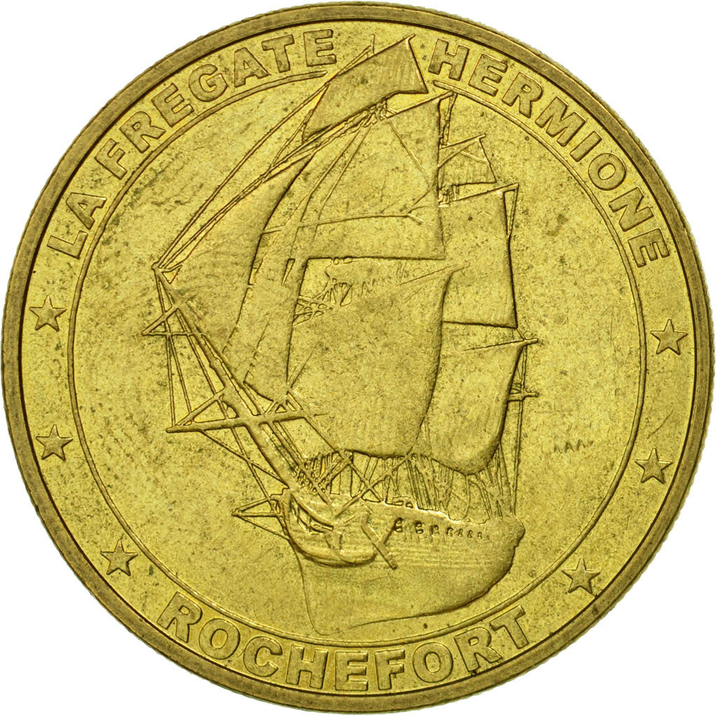 Frankrijk, Token, Tourist Token, Rochefort - la frégate l'Hermione, 2011