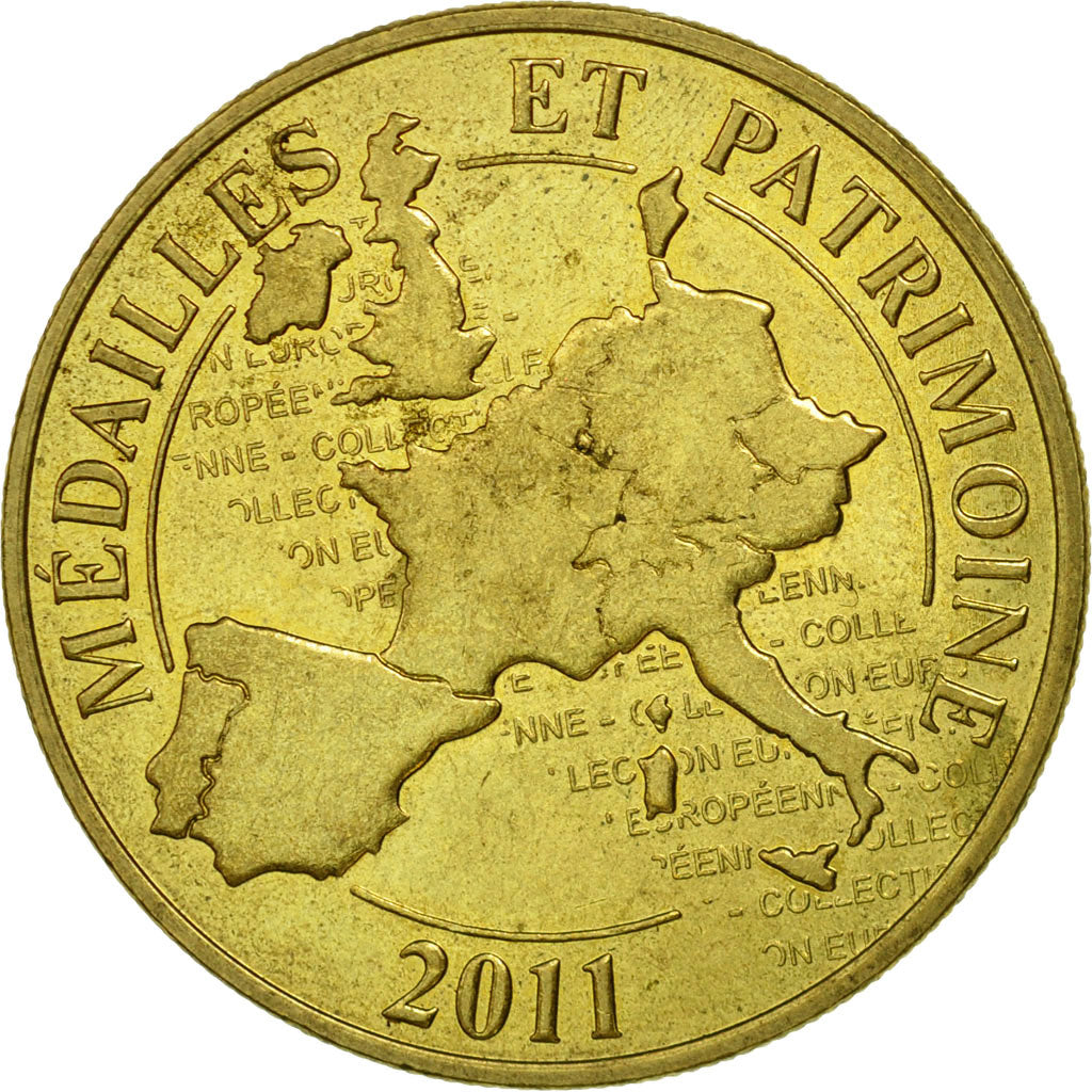 Frankrijk, Token, Tourist Token, Rochefort - la frégate l'Hermione, 2011