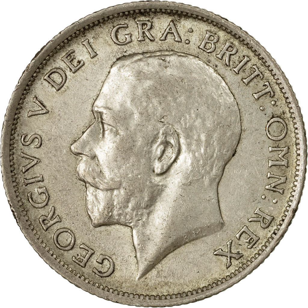 Coin, Great Britain, George V, Shilling, 1915, EF(40-45), Silver, KM:816