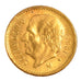 Mexico, 5 Pesos, 1955, Mexico, KM #464, AU(55-58), Gold, 19, 4.30
