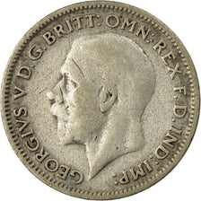 Coin, Great Britain, George V, 6 Pence, 1933, EF(40-45), Silver, KM:832