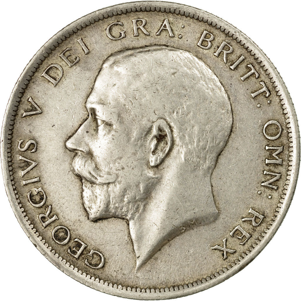 Coin, Great Britain, George V, 1/2 Crown, 1918, EF(40-45), Silver, KM:818.1