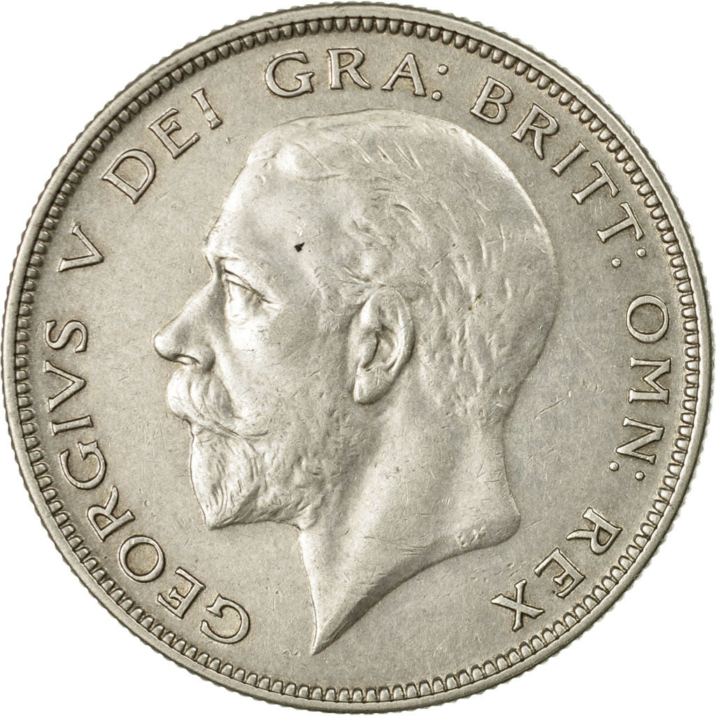 Coin, Great Britain, George V, 1/2 Crown, 1931, AU(55-58), Silver, KM:835