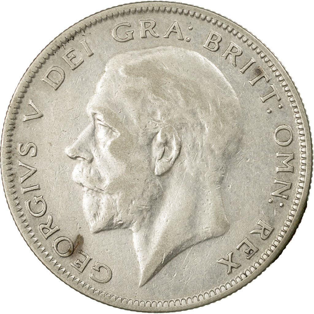 Coin, Great Britain, George V, 1/2 Crown, 1928, EF(40-45), Silver, KM:835