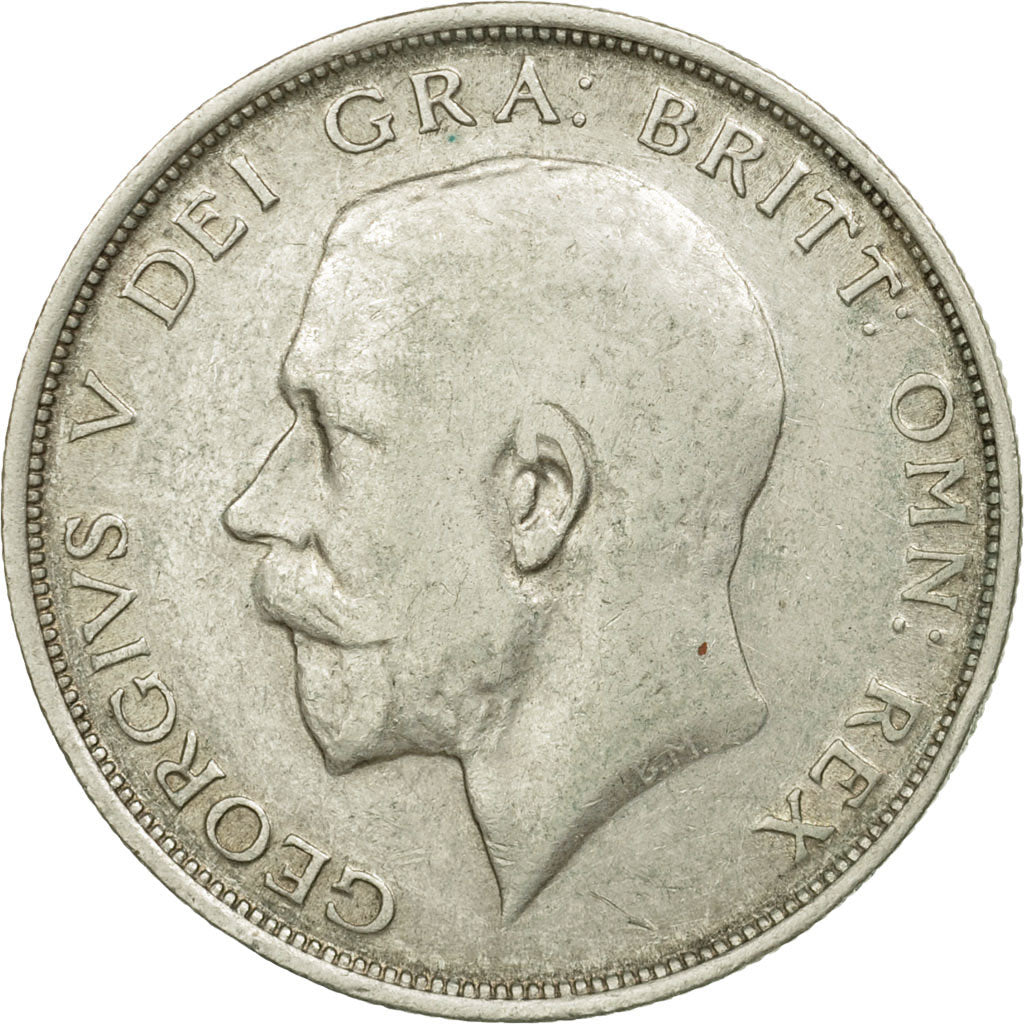 Coin, Great Britain, George V, 1/2 Crown, 1912, EF(40-45), Silver, KM:818.1
