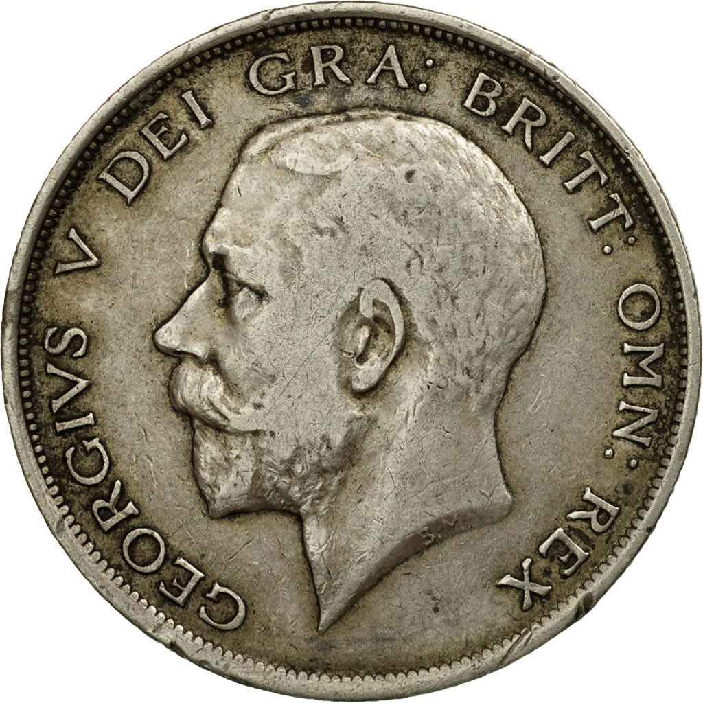 Coin, Great Britain, George V, 1/2 Crown, 1911, EF(40-45), Silver, KM:818.1