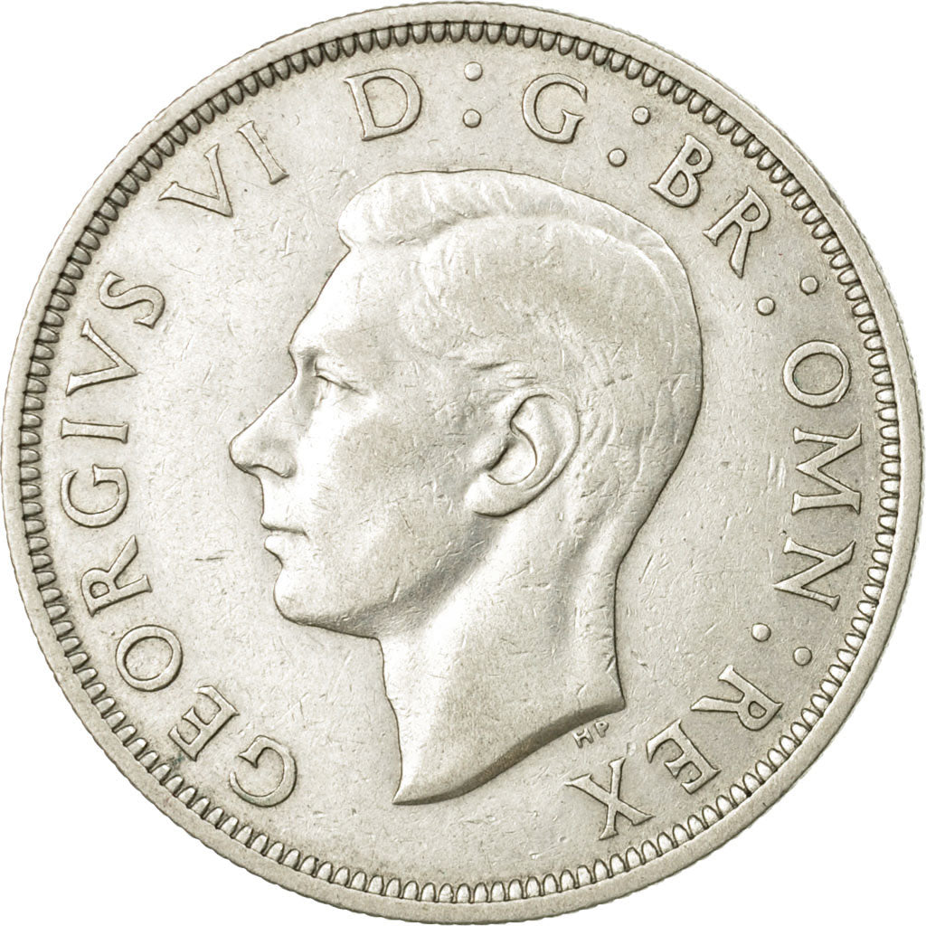 Coin, Great Britain, George VI, 1/2 Crown, 1941, AU(55-58), Silver, KM:856