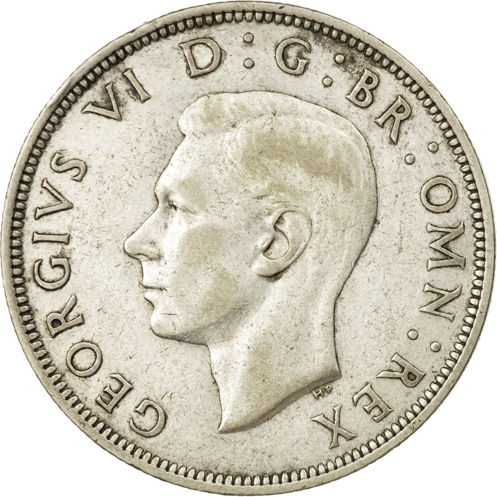 Coin, Great Britain, George VI, 1/2 Crown, 1940, EF(40-45), Silver, KM:856