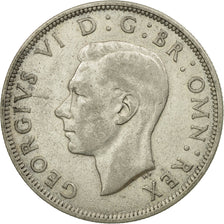 Monnaie, Grande-Bretagne, George VI, 1/2 Crown, 1945, TTB, Argent, KM:856