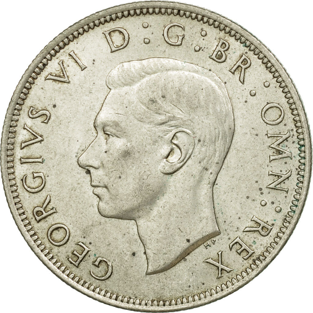 Coin, Great Britain, George VI, 1/2 Crown, 1946, EF(40-45), Silver, KM:856