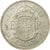 Münze, Großbritannien, Elizabeth II, 1/2 Crown, 1966, S+, Copper-nickel