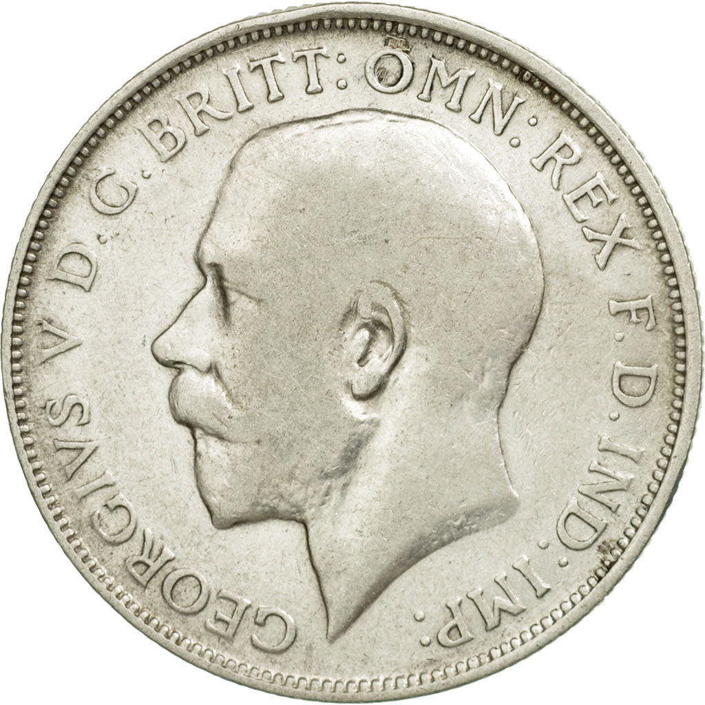 Coin, Great Britain, George V, Florin, Two Shillings, 1915, EF(40-45), Silver